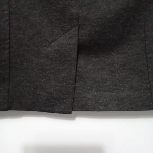 Ellen Tracy Dark Charcoal Grey Pencil Skirt - Women's Size Medium - Picture 4 of 7